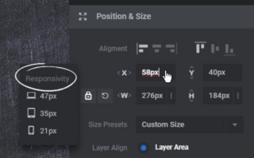 Size & Position