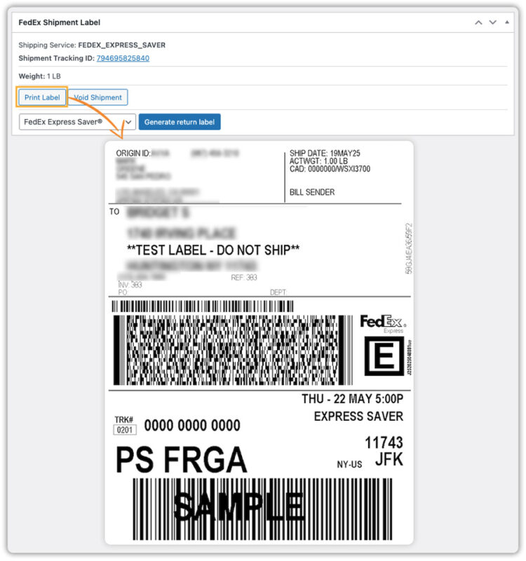 Shipping Labels