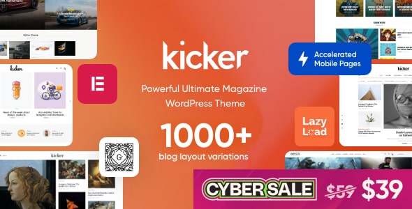 Kicker – Blog & Magazine WordPress Theme
