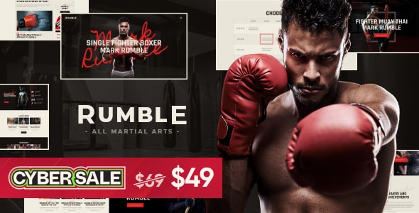 Rumble – Boxing & Martial Arts WordPress Theme