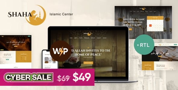 Shaha – Islamic Center, Mosque & Community WordPress Theme