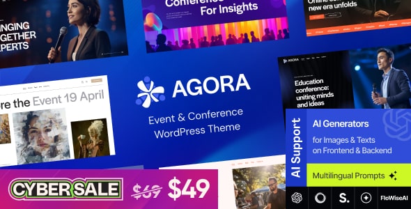 Agora – Event & Conference WordPress Theme