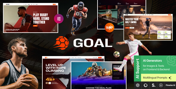 goal WordPress Theme preview