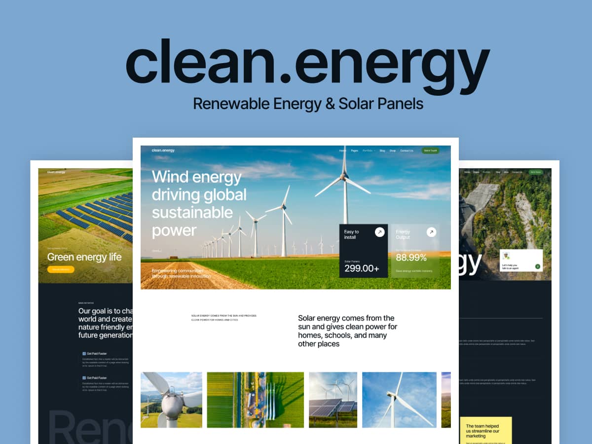 Clean Energy Renewable Energy Solar Panels