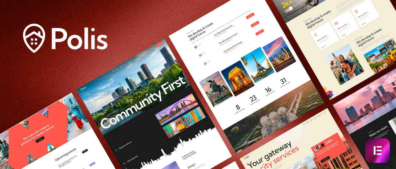 Polis – City Government Municipal WordPress Theme