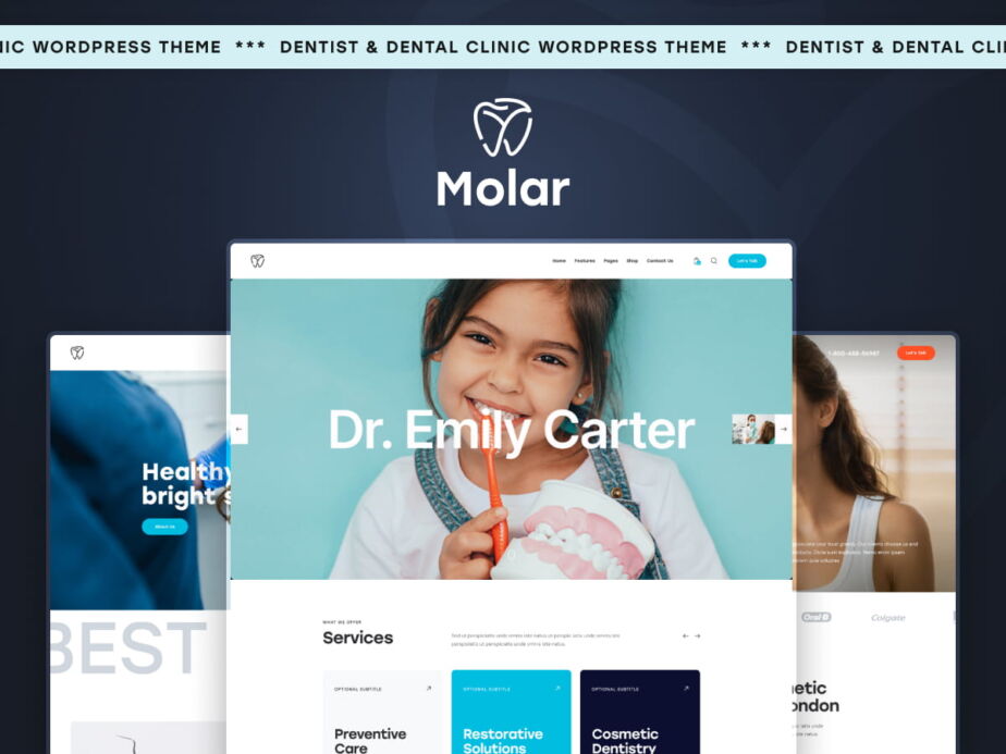 Molar - Dentist and Dental Clinic WordPress Theme - ThemeREX