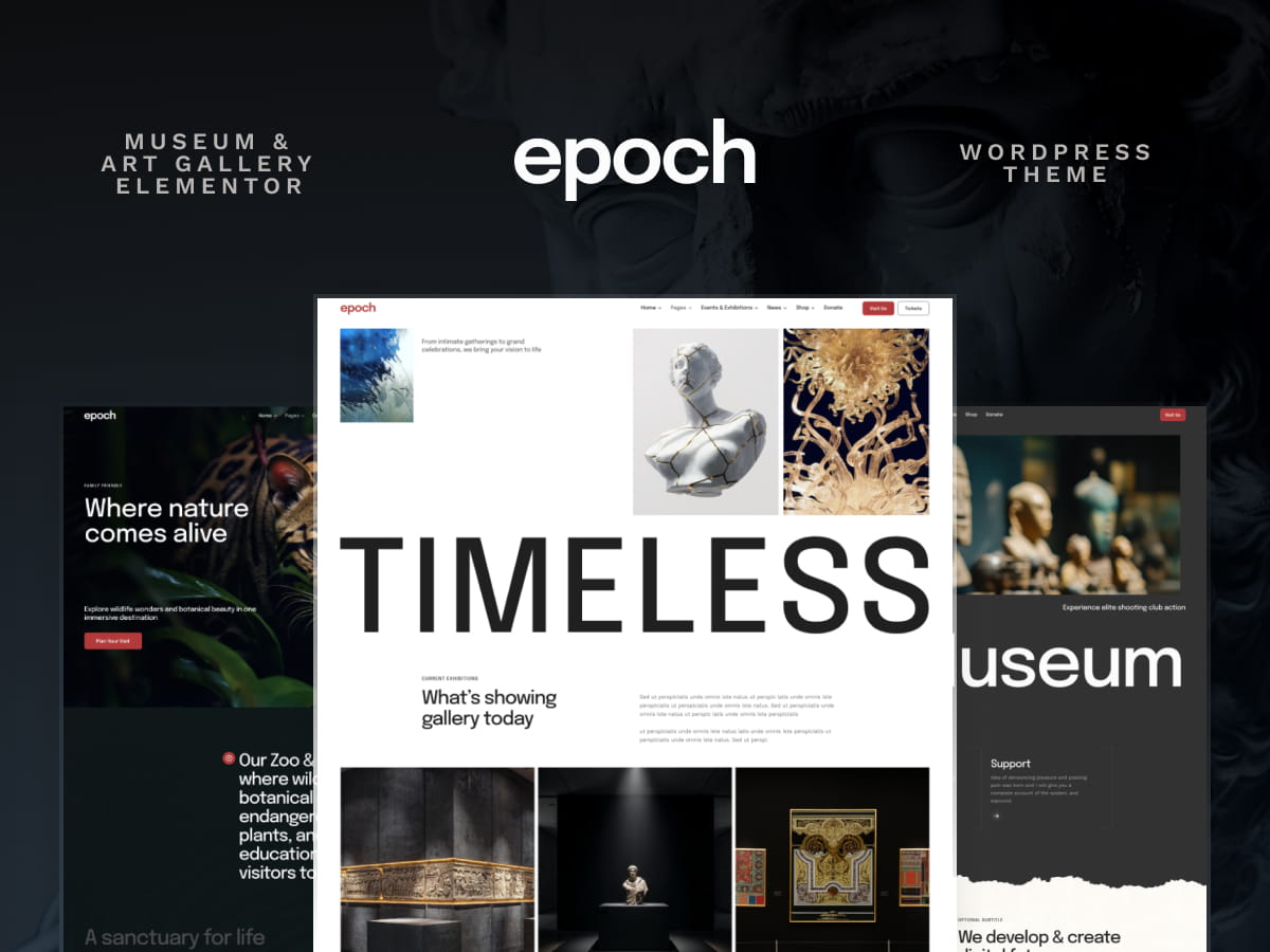 Epoch - Museum Art Gallery WordPress Theme - ThemeREX