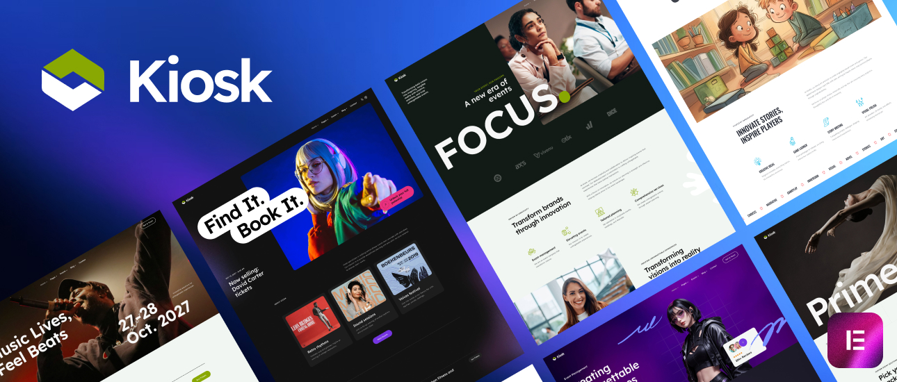 Kiosk – Ticket Concert Event WordPress Theme