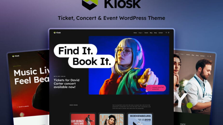 Kiosk - Ticket Concert Event WordPress Theme - ThemeREX