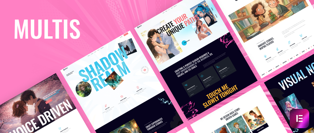 Multis – Visual Novel Interactive Indie Game WordPress Theme