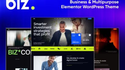 Biz Business Multipurpose Elementor WordPress Theme