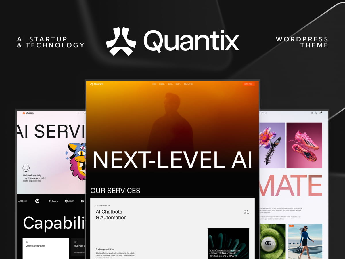 Quantix - AI Startup Technology WordPress Theme - ThemeREX