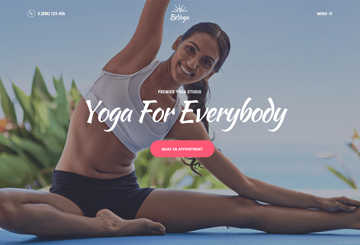 BeYoga - Yogastudio & Gym WP Theme - ThemeREX