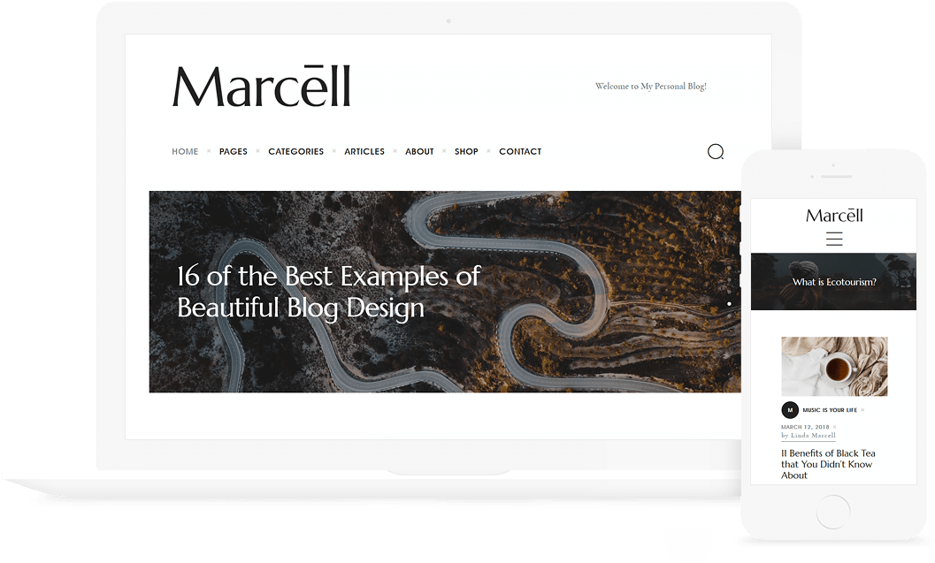 Marcell WP Theme