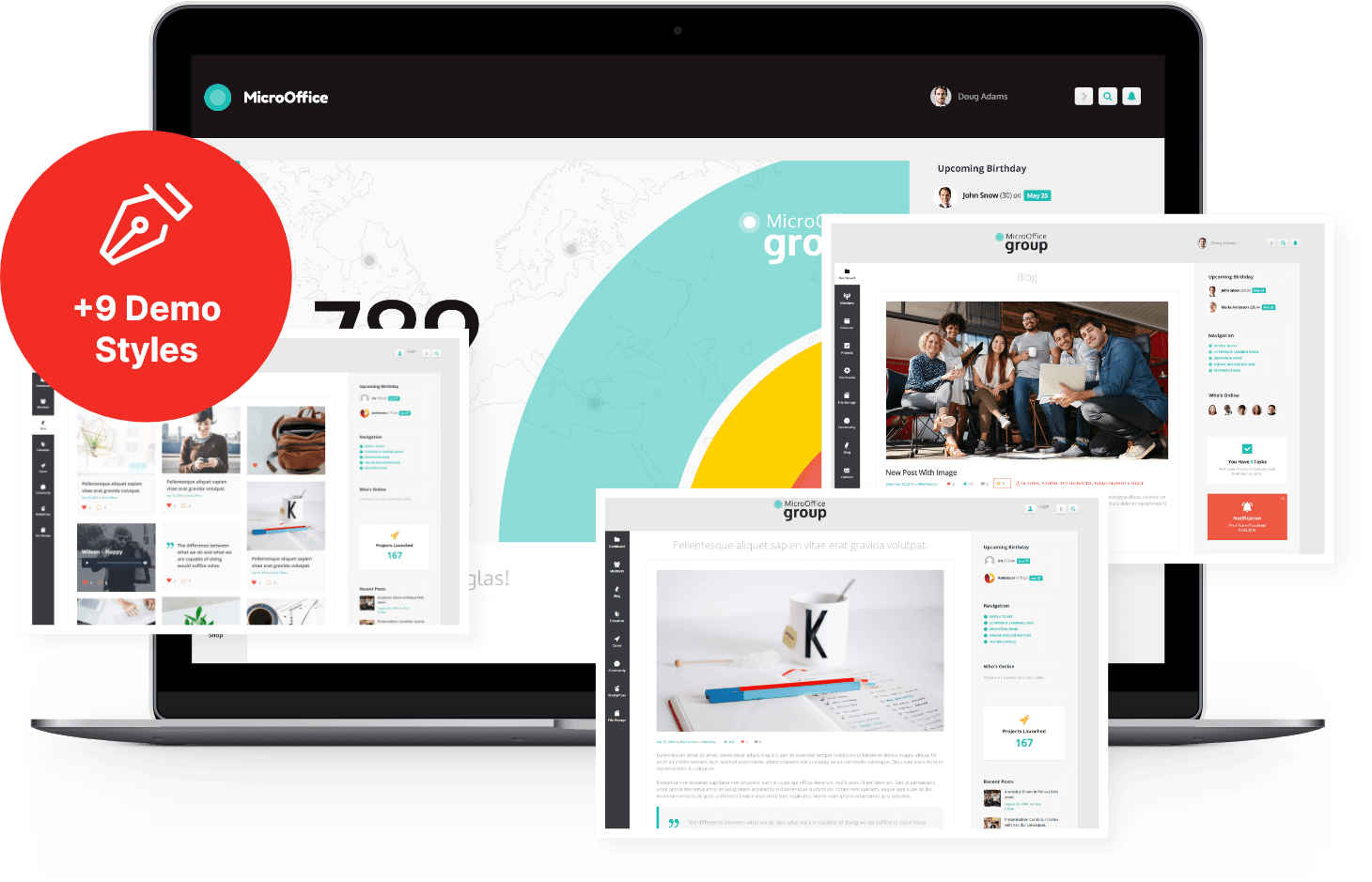 Micro Office - Intranet and Extranet WordPress Theme - ThemeREX