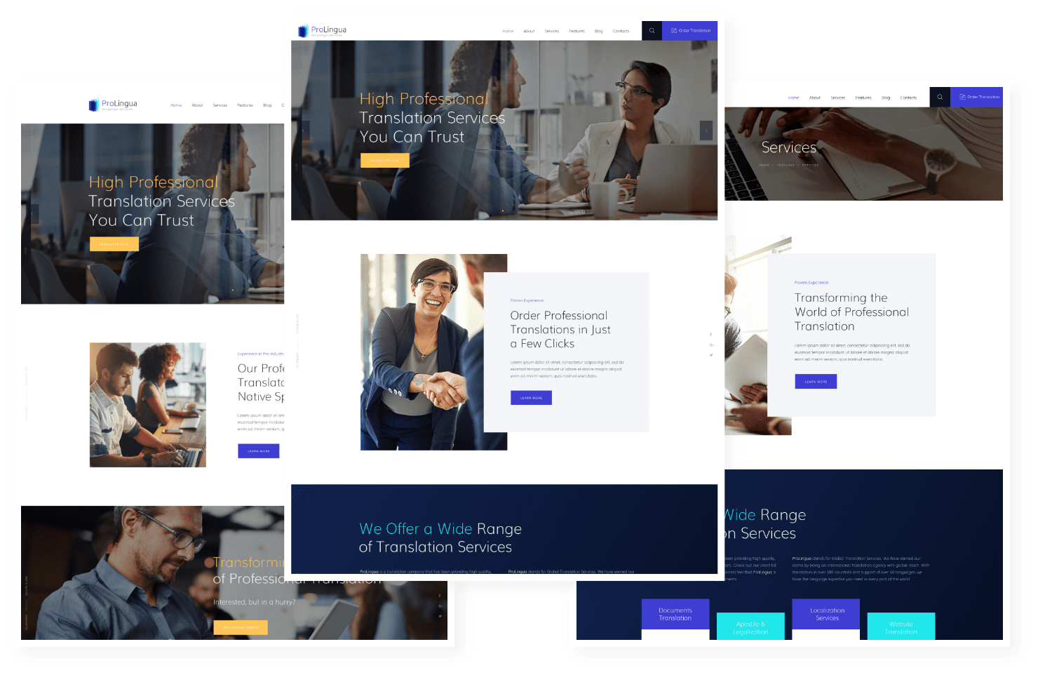 ProLingua - Translation Services WordPress Theme - ThemeREX