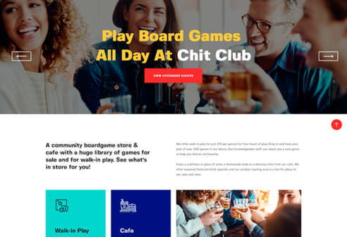 Gaming Cafe Website Template