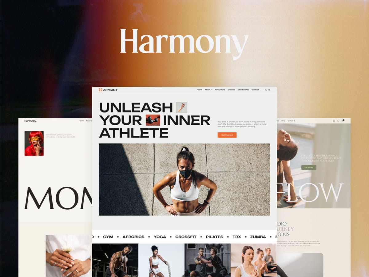 Harmony Beauty WordPress theme