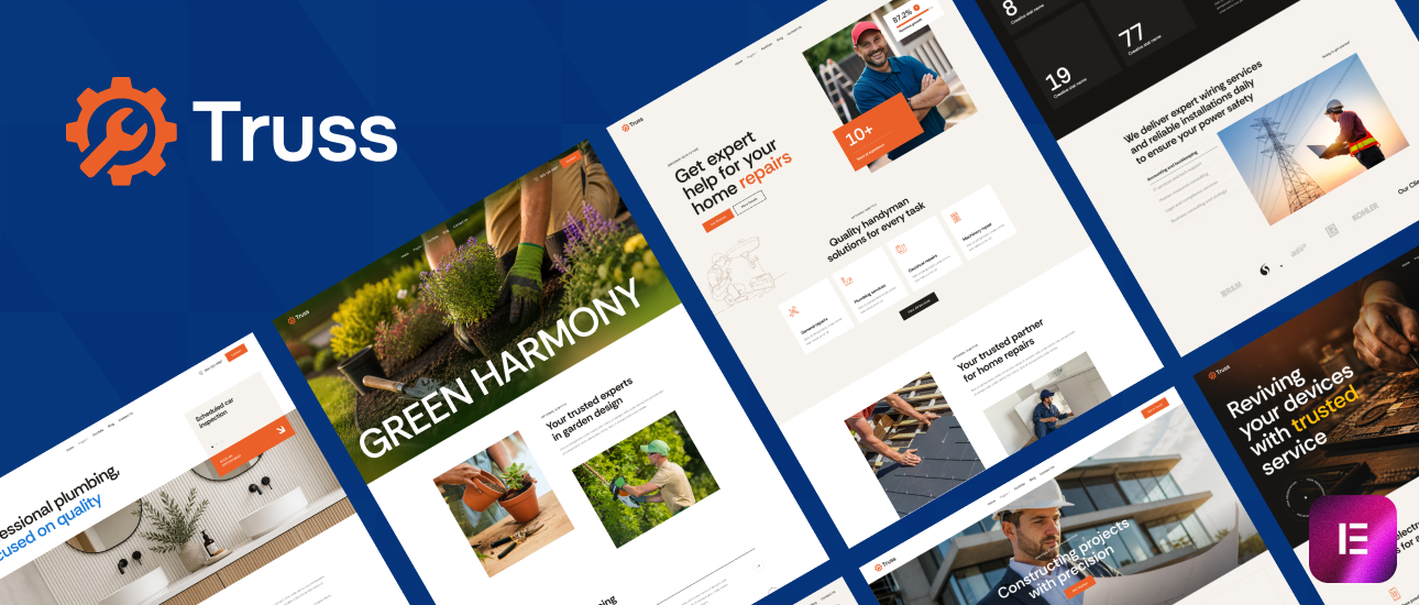 Truss – Construction Handyman Repair WordPress Theme